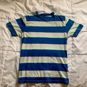 Blue. white, and green Tommy Hilfigure top size S